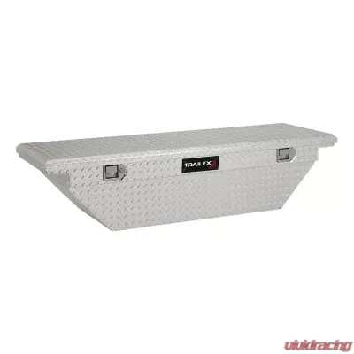 TrailFX Crsovr Angled Sgl Lid Dia Tread Bright Pol Alum 60x19.25x13.5 W/Tray - 120601